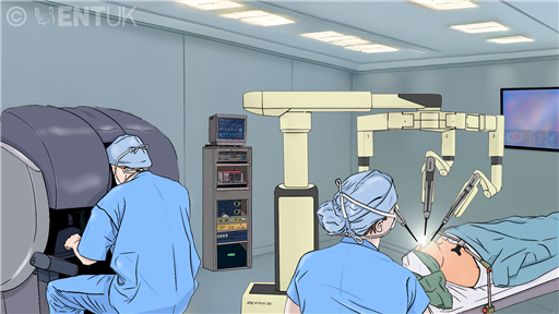 Trans-oral robotic surgery for head and neck cancer